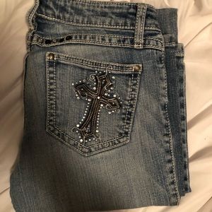 Wrangler riding jean